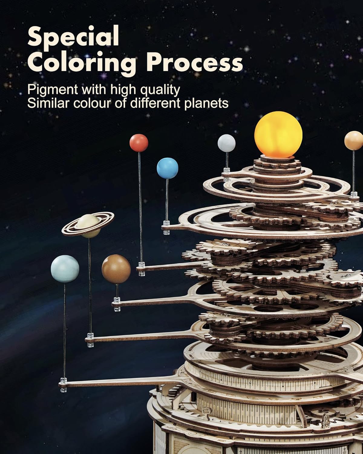3D Wooden Puzzles for Adults-O - Solar System Orrery incelemesi ve fiyatı