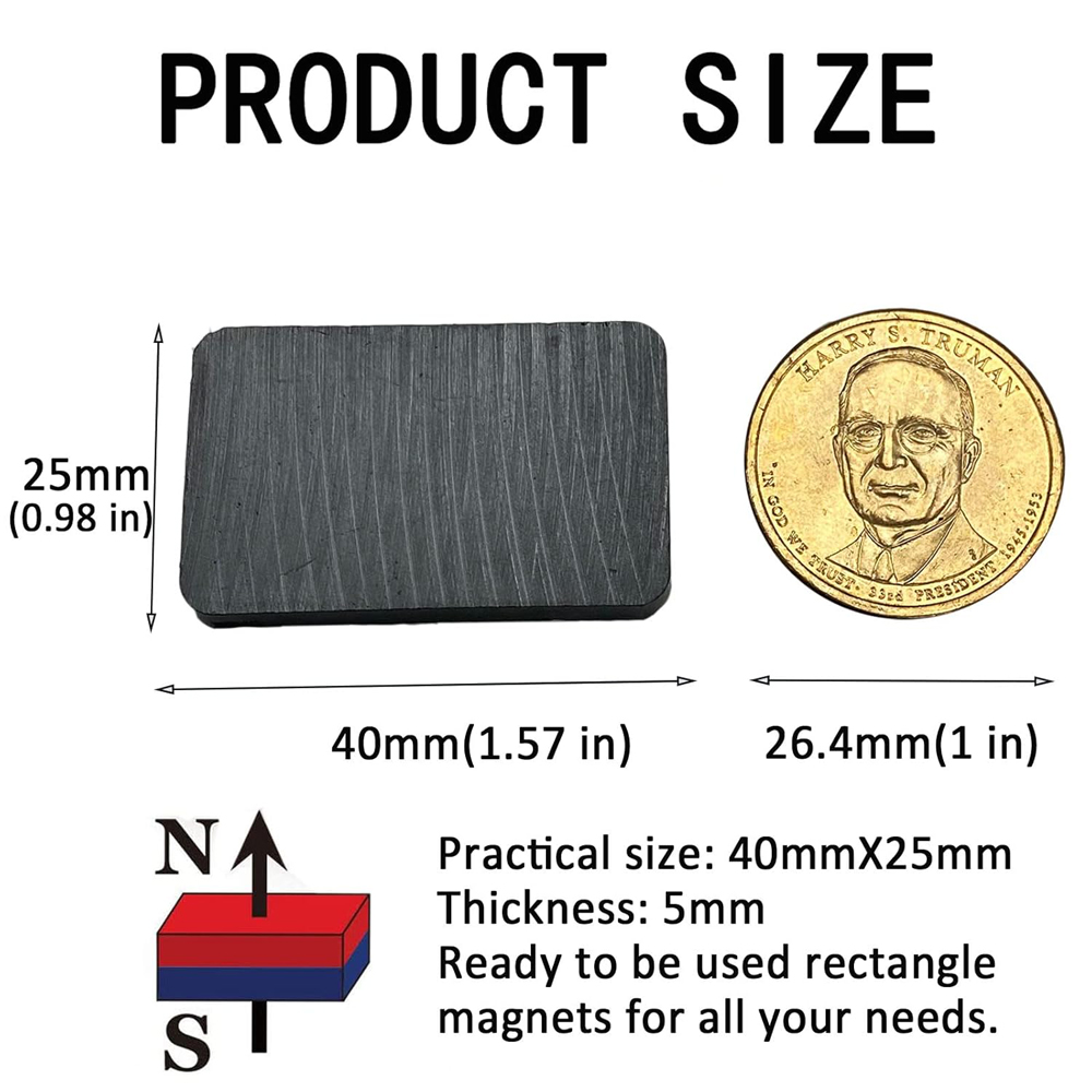 Ferrite Ceramic Blocks Magnets - Science And Hobby incelemesi ve fiyatı