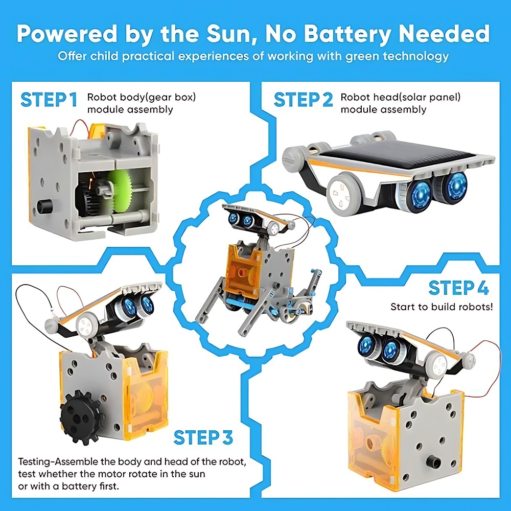 Solar Robot Building Blocks 12 - Science Robotics incelemesi ve fiyatı