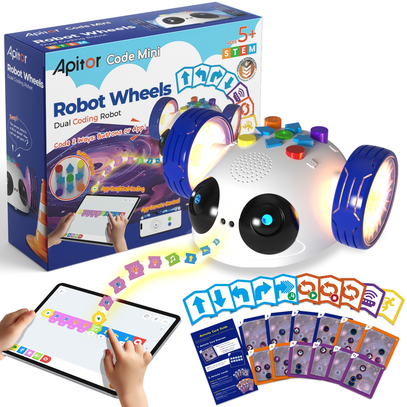 Apitor Mini Robot Wheels Codin - Science Robotics incelemesi ve fiyatı