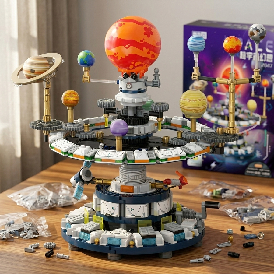 Mini Building Blocks Solar Sys - Solar System Orrery incelemesi ve fiyatı
