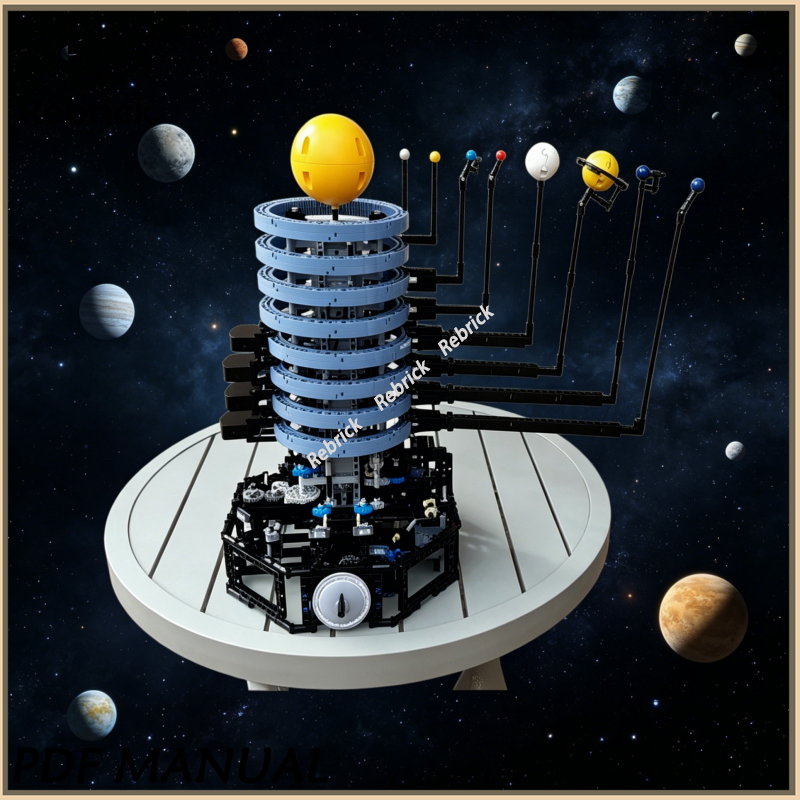 Exquisite MOC Construction Bri - Solar System Orrery incelemesi ve fiyatı
