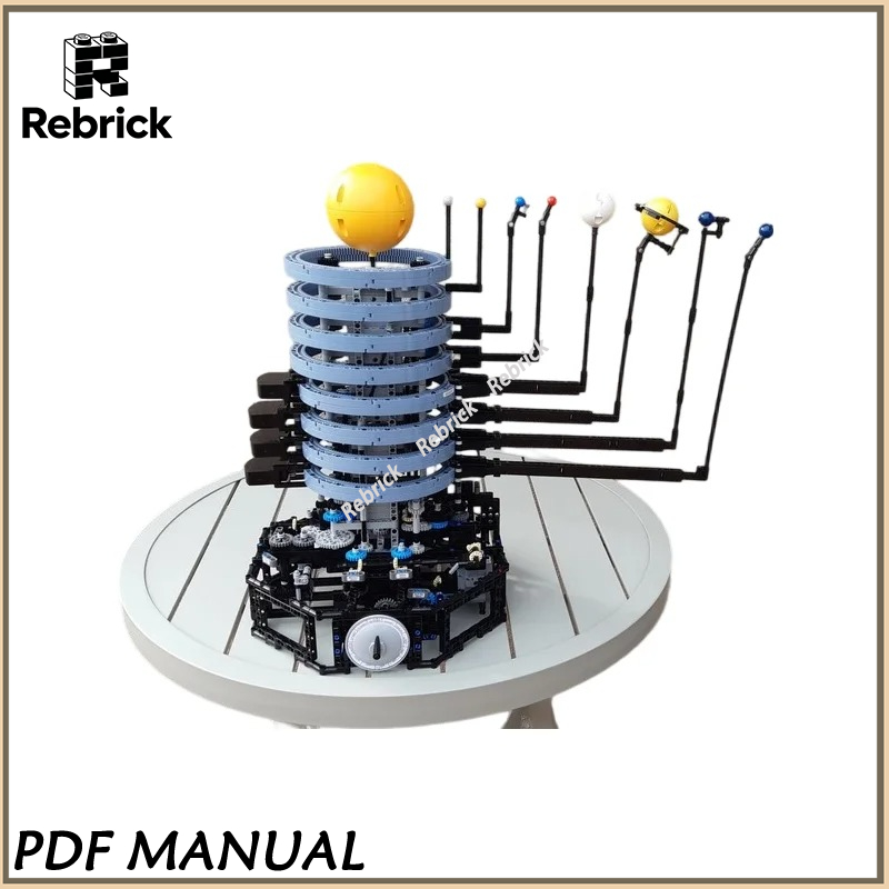 Exquisite MOC Construction Bri - Solar System Orrery incelemesi ve fiyatı