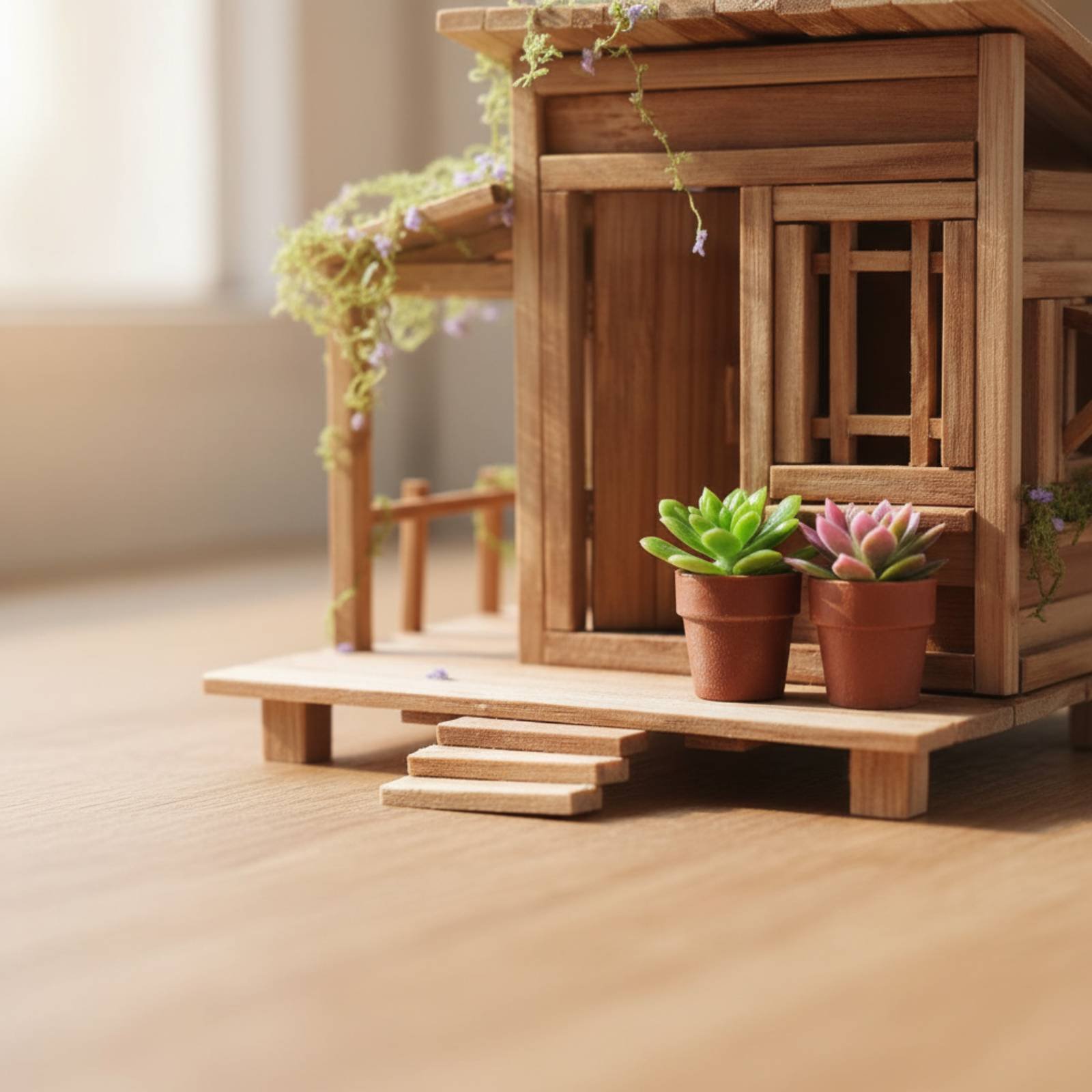 DIY Bamboo House Kit Relaxing  - Science And Hobby incelemesi ve fiyatı