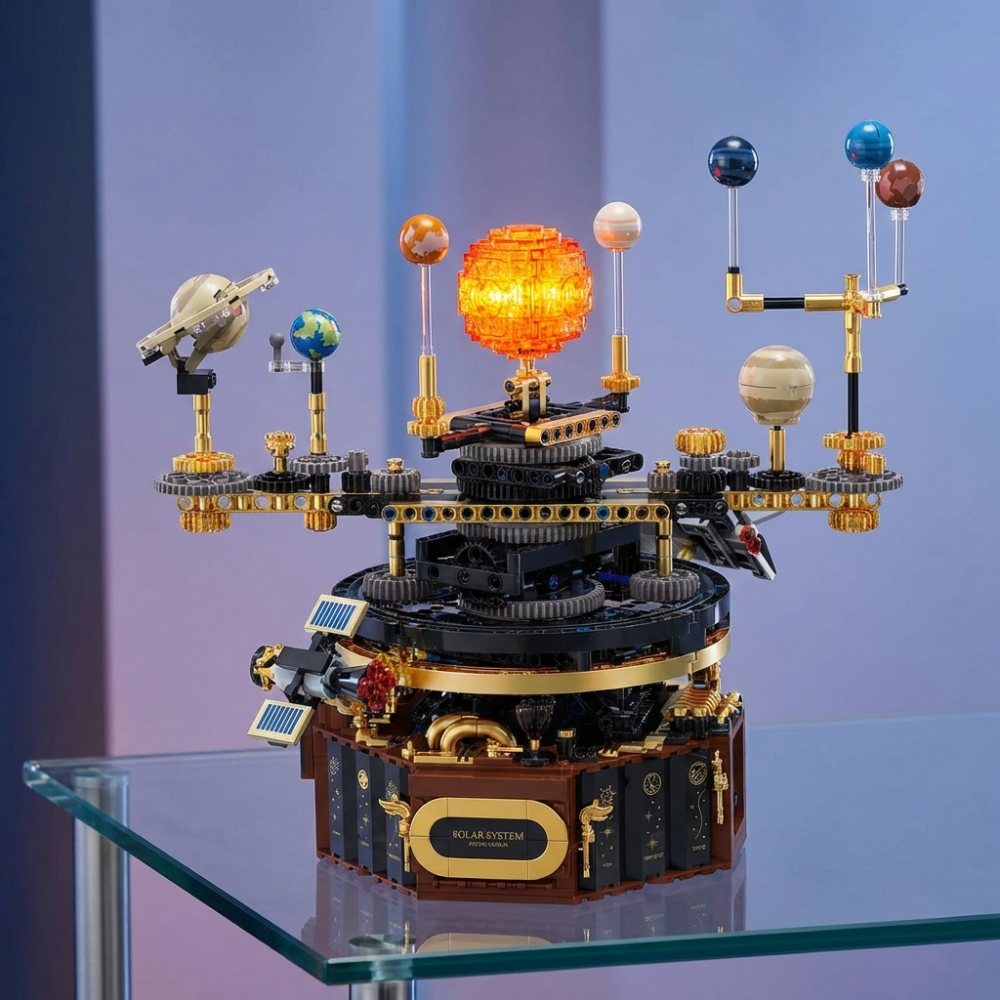 1098pcs Technical Solar System - Solar System Orrery incelemesi ve fiyatı