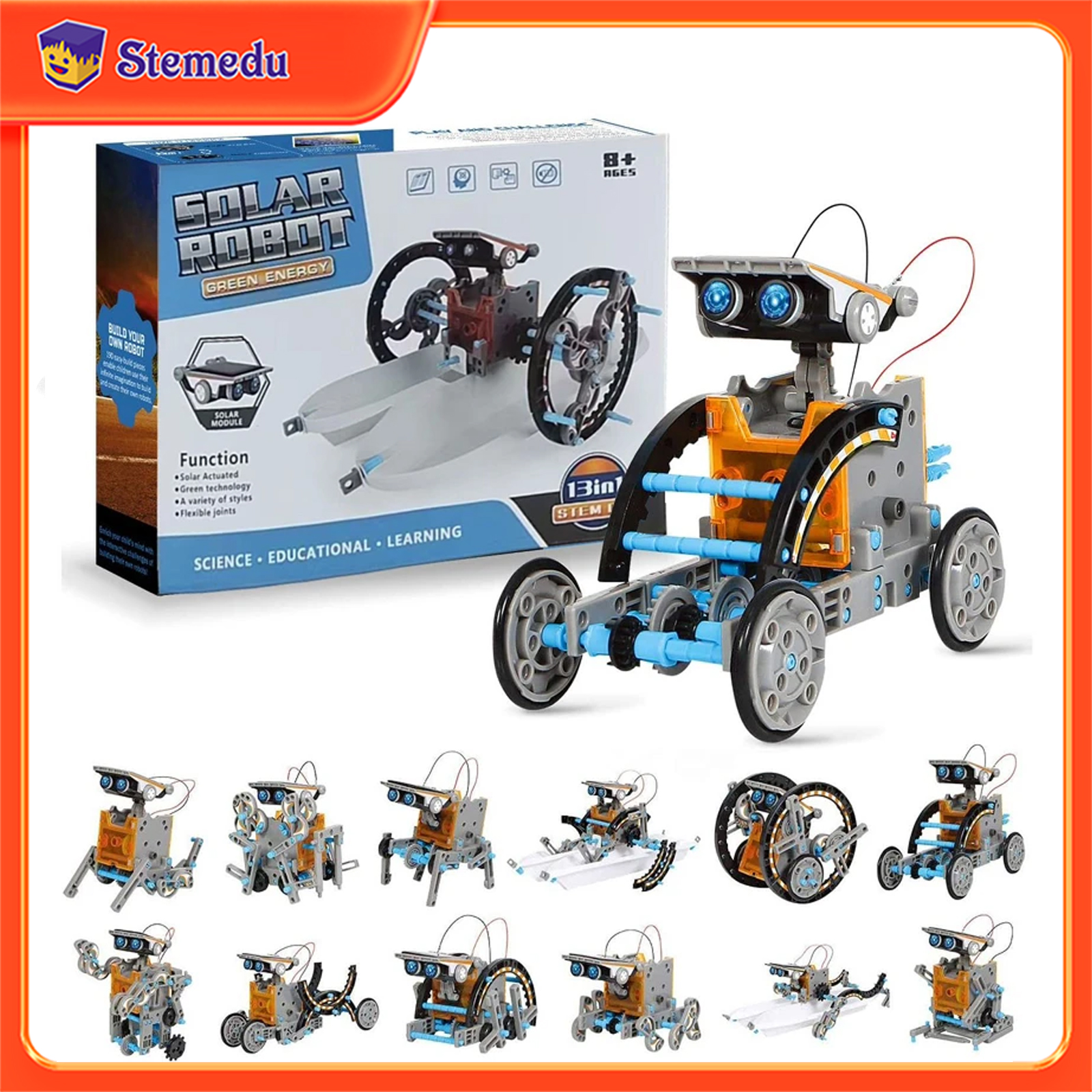 13 in 1 Solar Powered Robot Sc - Science Robotics incelemesi ve fiyatı